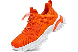 Xingfujie Boys Girls Shoes Kids Sneakers Lightweight Breathable Tennis Athletic Running Shoes for Toddler/Little Kid/Big Kid