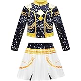 Pop Idol Cosplay Costume K-Pop Rumi Mira Zoey Costumes Popular Singers Stage De-Mon Costumes for Ages 2-12