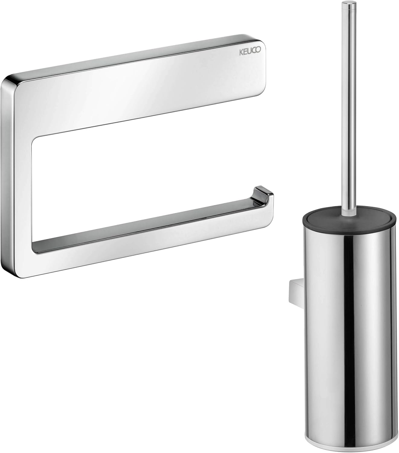 KEUCO Juego de accesorios para el baño, portarollos de metall ...