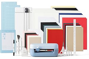 Cricut Joy™ 2 + Deluxe Bundle, Blue - Ultra-Compact Cutting Machine - Perfect for Making Cards, Stickers, Labels, Decals, & M