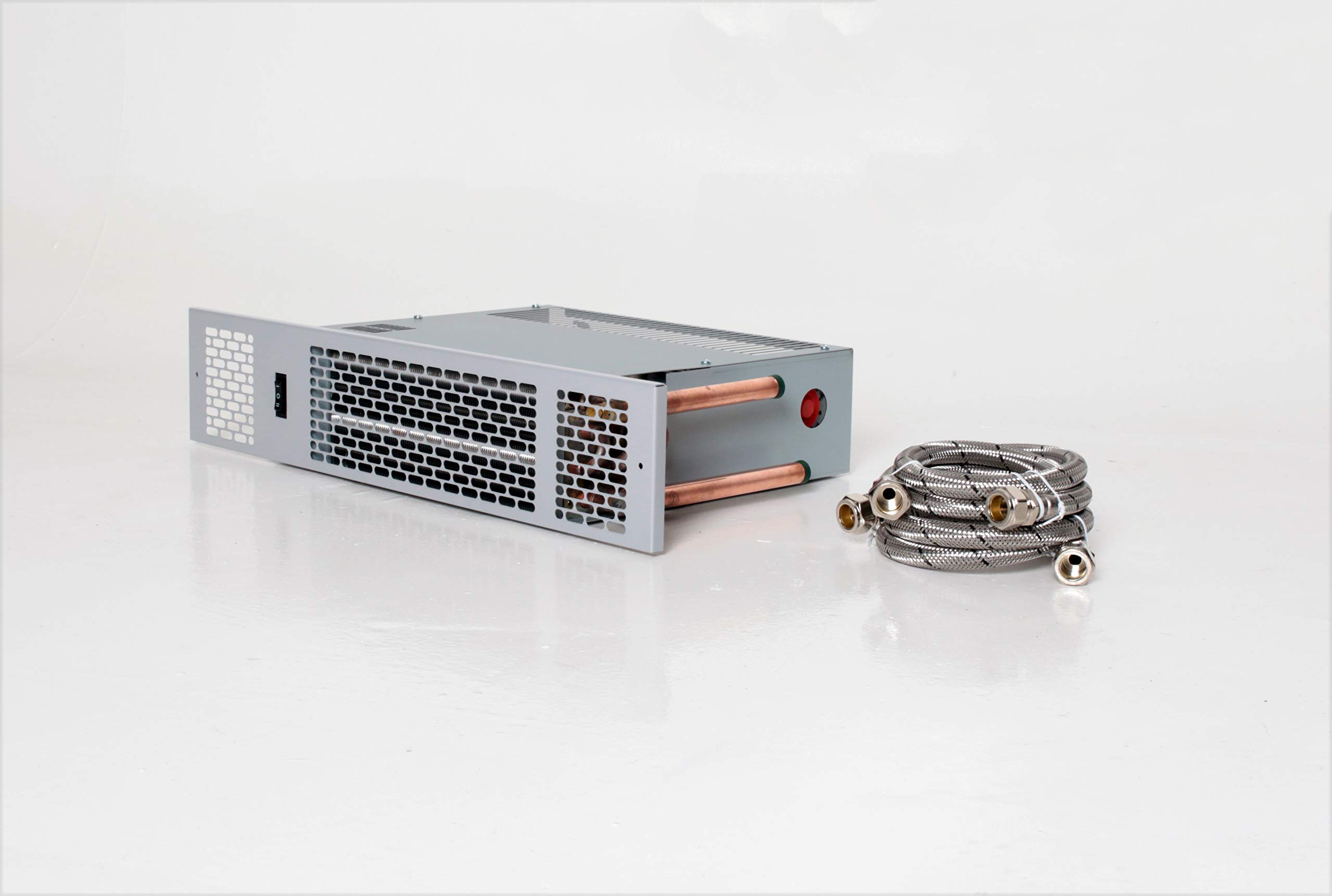 Thermix KPH-1800 Classic - Kitchen Plinth Heater - Central Heating - Hydronic - 1.8Kw (Silver)