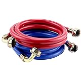 Rubber Washing Machine Hoses 6FT with 90 Degree