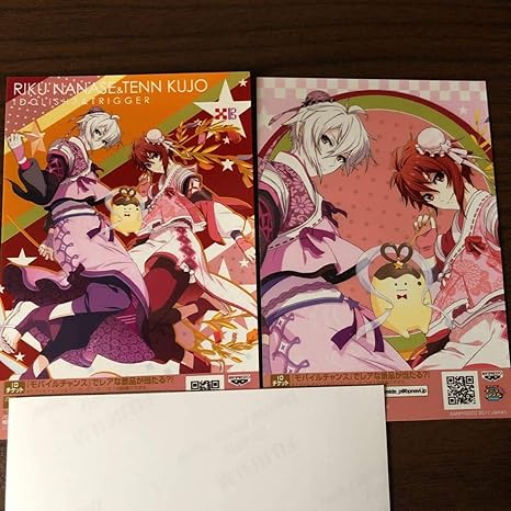 Amazon アイドリッシュセブン ブロマイド キャラマイド しゅやくだ王様プリン 七瀬陸 九条天 アニメ 萌えグッズ 通販