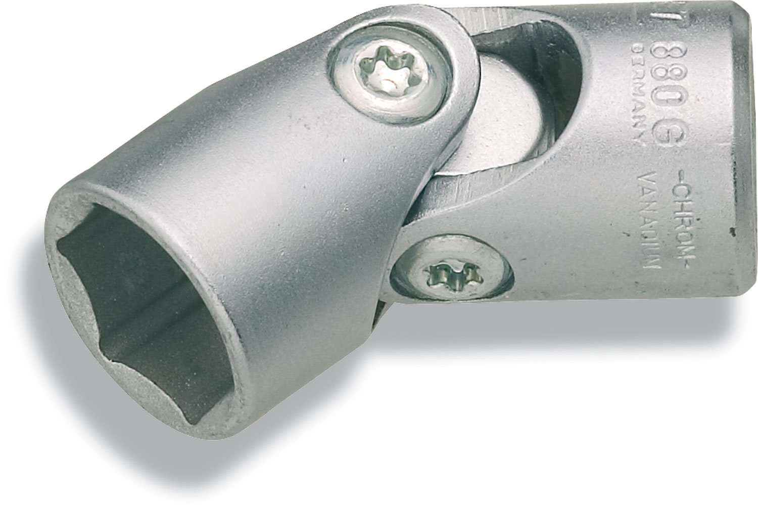 HAZET 880G-17 46 mm Joint Traction Profile Socket - Chrome-Plated/Polished
