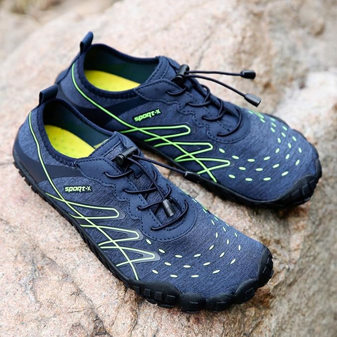 Mens Water Shoes Breathable Lightweight Beach River Walking Shoe For Fishing Outdoor * You can 