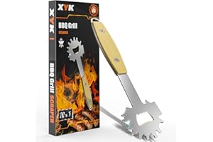 XYK BBQ Grill Scraper, Stocking Stuffers for Men, Bristlefree Safe BBQ Scraper Fits Any Grilling Grate or Smoker Cleaning Tool and Kitchen Gadgets,Ideal Gifts for Christmas Men Dad Husband Fathers Day…