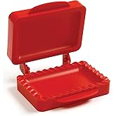 Norpro 1027 Mini Pocket Pie Mold, Red, 4.75 inch x 4.5 inch/12cm x 11.5cm