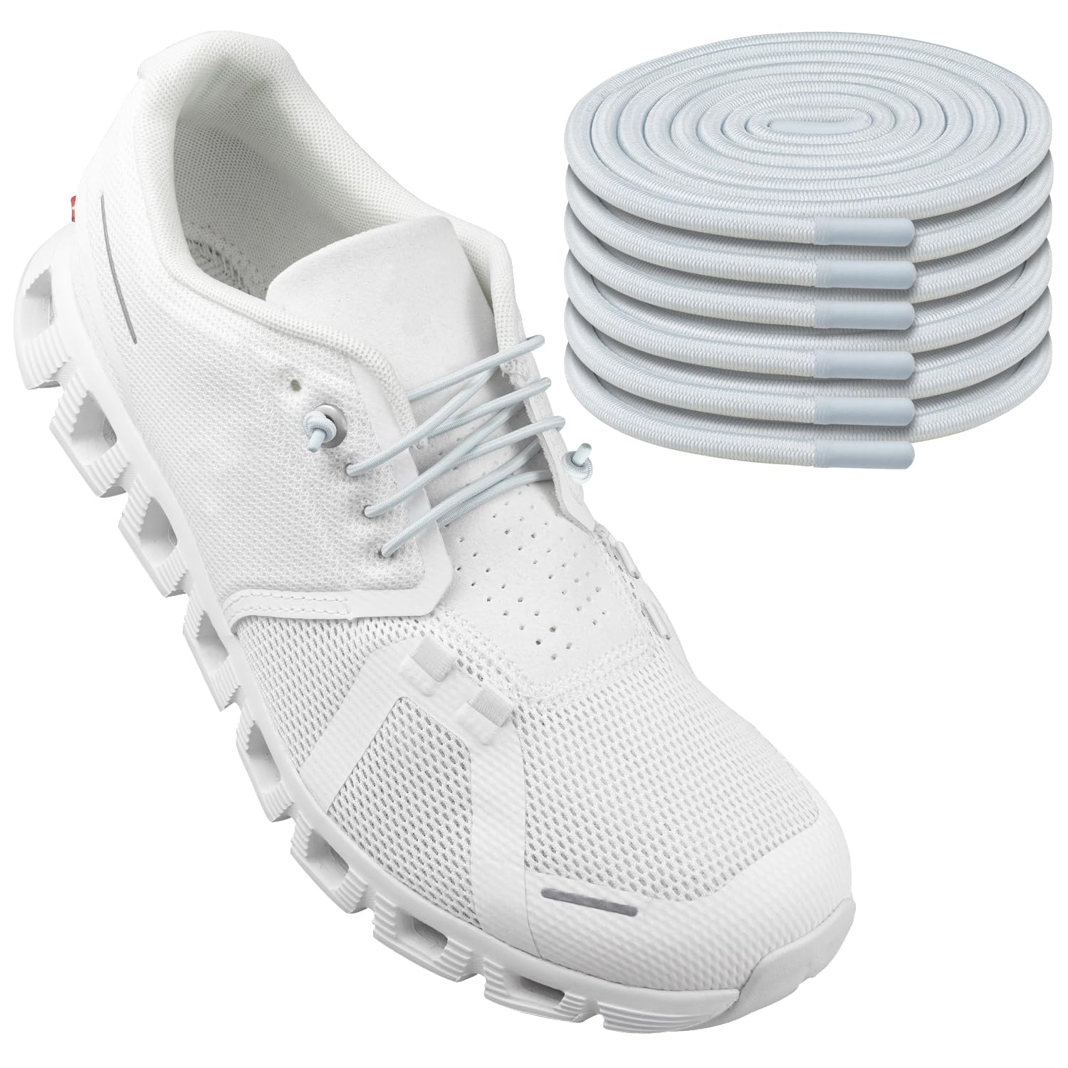 3 Pairs Elastic Shoelaces for ON Cloud 5 & 6 No Tie
