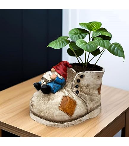 Amazon.com : Manual IMFSBT Metal Boots Planter Set of 2, Multicolor :  Patio, Lawn & Garden