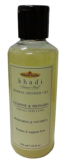 Khadi Jasmine & Mogra Shower Gel (Paraben & Sulphate Free) 210ml