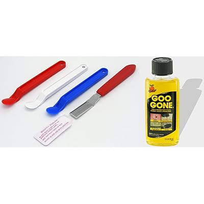 سائل إزالة Goo Gone (2 أوقية) + Scotty Peeler Label & Sticker Removers (3 Original، 1 Metal) - [Bundle