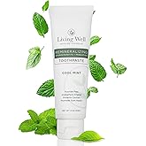 Hydroxyapatite Toothpaste – Fluoride-Free Remineralizing Formula with PROtektin – Supports Enamel Strength, Oral Microbiome & Gum Health – Mint – 4 oz