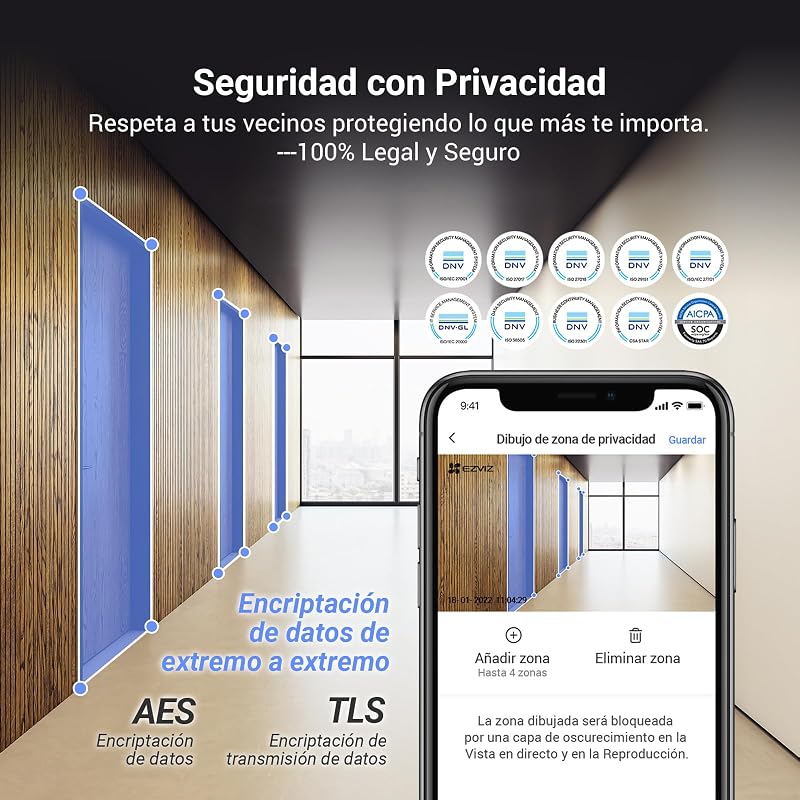 EP4 4K WiFi Digital Peephole para porta, ecrã tátil a cores de 5,5", campainha de vídeo sem fios, reconhecimento facial por IA, 7100 mAh, deteção PIR, áudio bidirecional, privacidade protegida, prateado