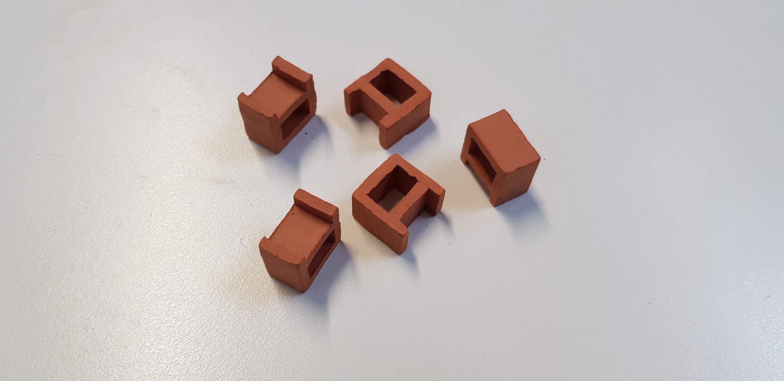 DOMUS KIT Bricks Ref.1115 1/2 GERO Dimensions mm 15x15x10 Pieces 25, LADRILLOS,MATTONCINI,BRIQUES,ZIEGEL