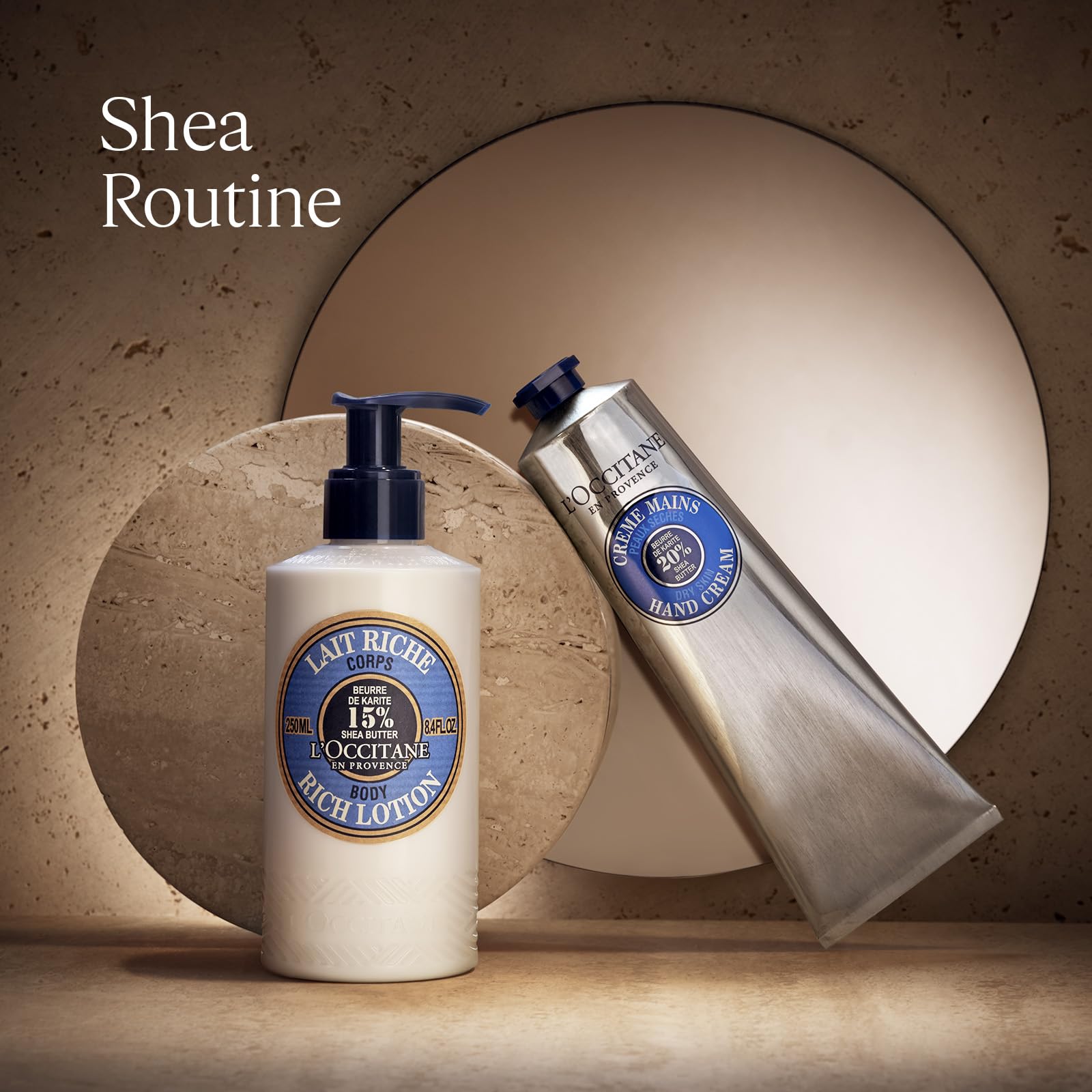 L'OCCITANE 15% Shea Butter Body Rich Lotion, Moisturizes, Nourishes & Soothes Dry Skin, Anti-Aging, Lightweight, Non-Greasy, Hydrating Skincare, Vegan