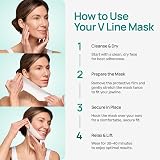 PLANTIFIQUE V-Line Face Lifting Chin Mask 15 PCS Hydrogel Jawline Shaper view 3