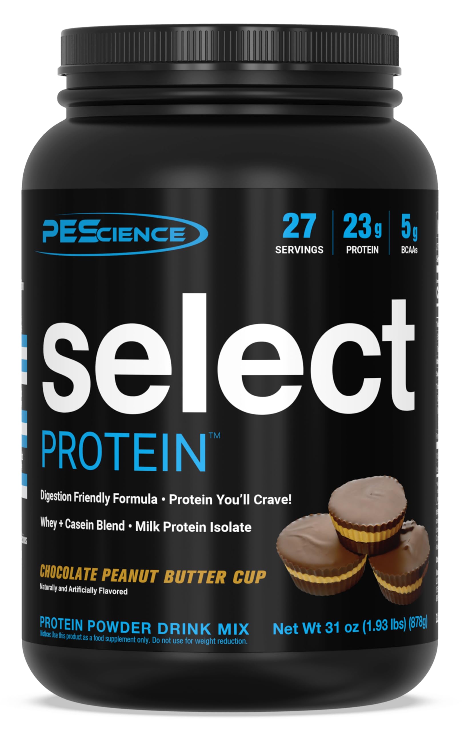 PEScience Select Protein 27 Servings Pre-Workout Mix, Peanut Butter Cup