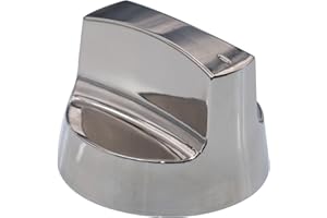 EARTH STAR Meter Star 2.27INCH/57MM OD Metal BBQ Stove Knob for 0.31INCH/8mm Shaft Valve Zinc Alloy knob,Backwards