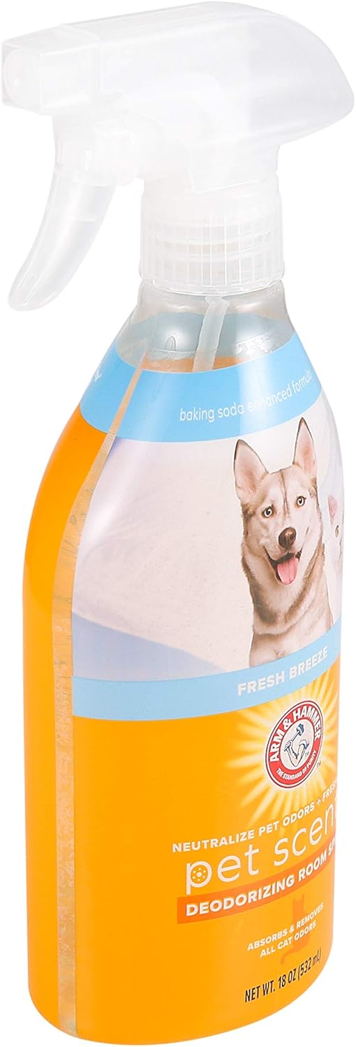 Arm & Hammer Pet Scents Room Spray for for Pet Odor Elimination, Fresh