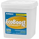 Airmax EcoBoost PRx Natural Pond Water Clarifier Binds Phosphates 10 lb | Removes excess contaminants clears water safe for pets, plants &amp; fish &amp; fish treats 1/4 acre for up to 4 months, 10 scoops