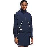 adidas womens Ultimate365 Seersucker Quarter-zip Jacket