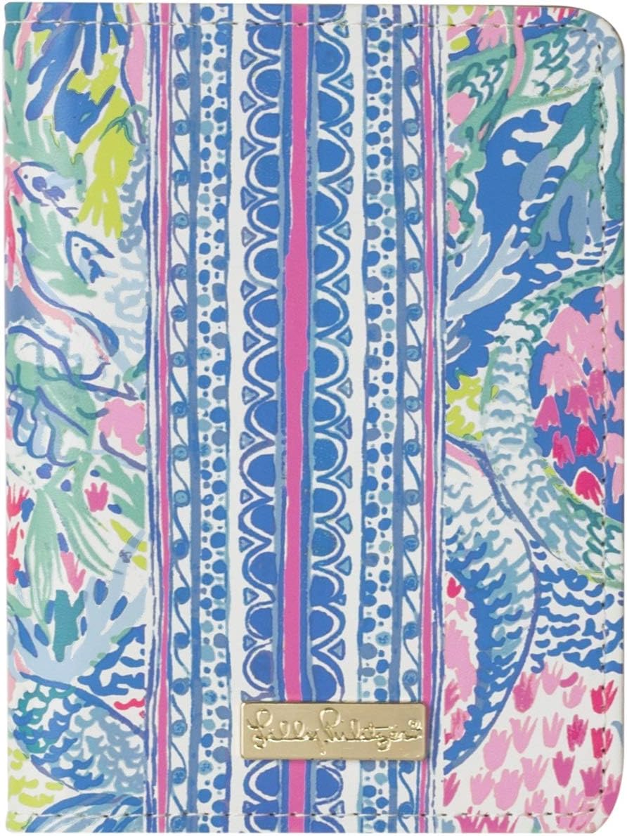  | Lilly Pulitzer Passport Cover/Holder/Wallet with Card Slots, Scale Up | Passport Covers