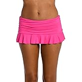 La Blanca Womens Skirted Hipster Bikini Swimsuit Bottom