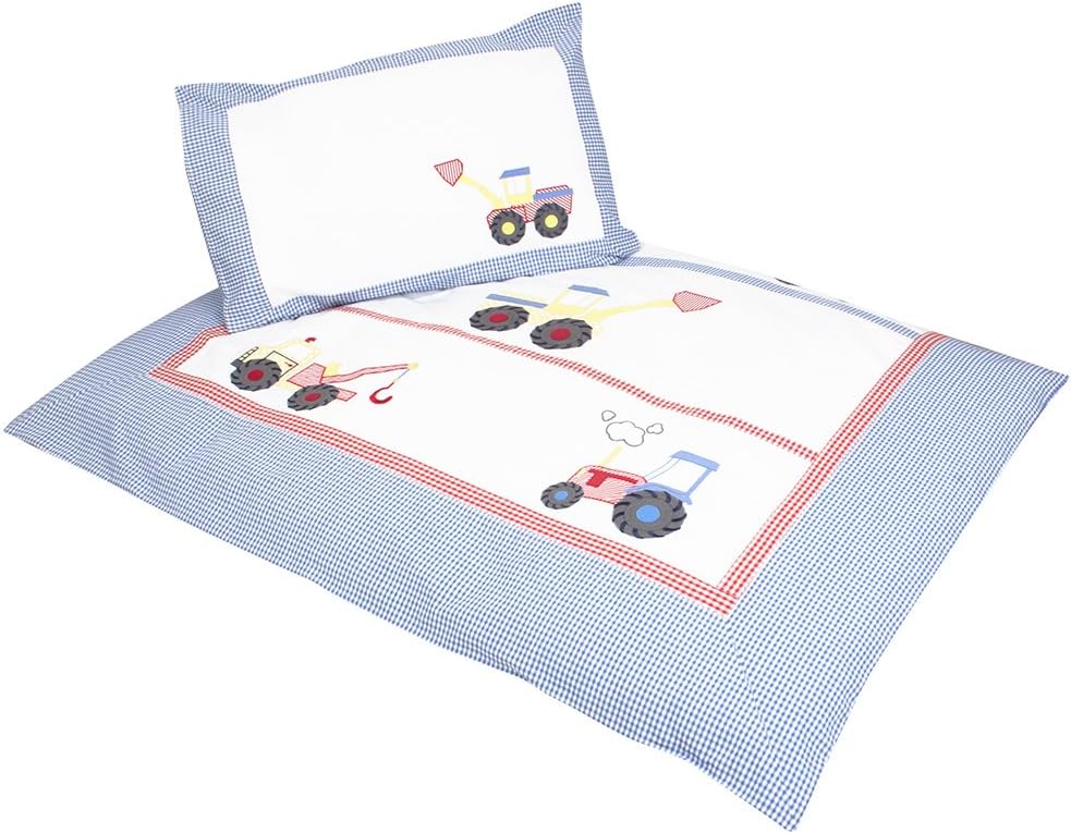digger cot bed duvet set