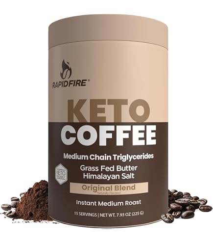Amazon.com : Rapid Fire Keto Coffee 2 Pack, Instant Keto with MCT