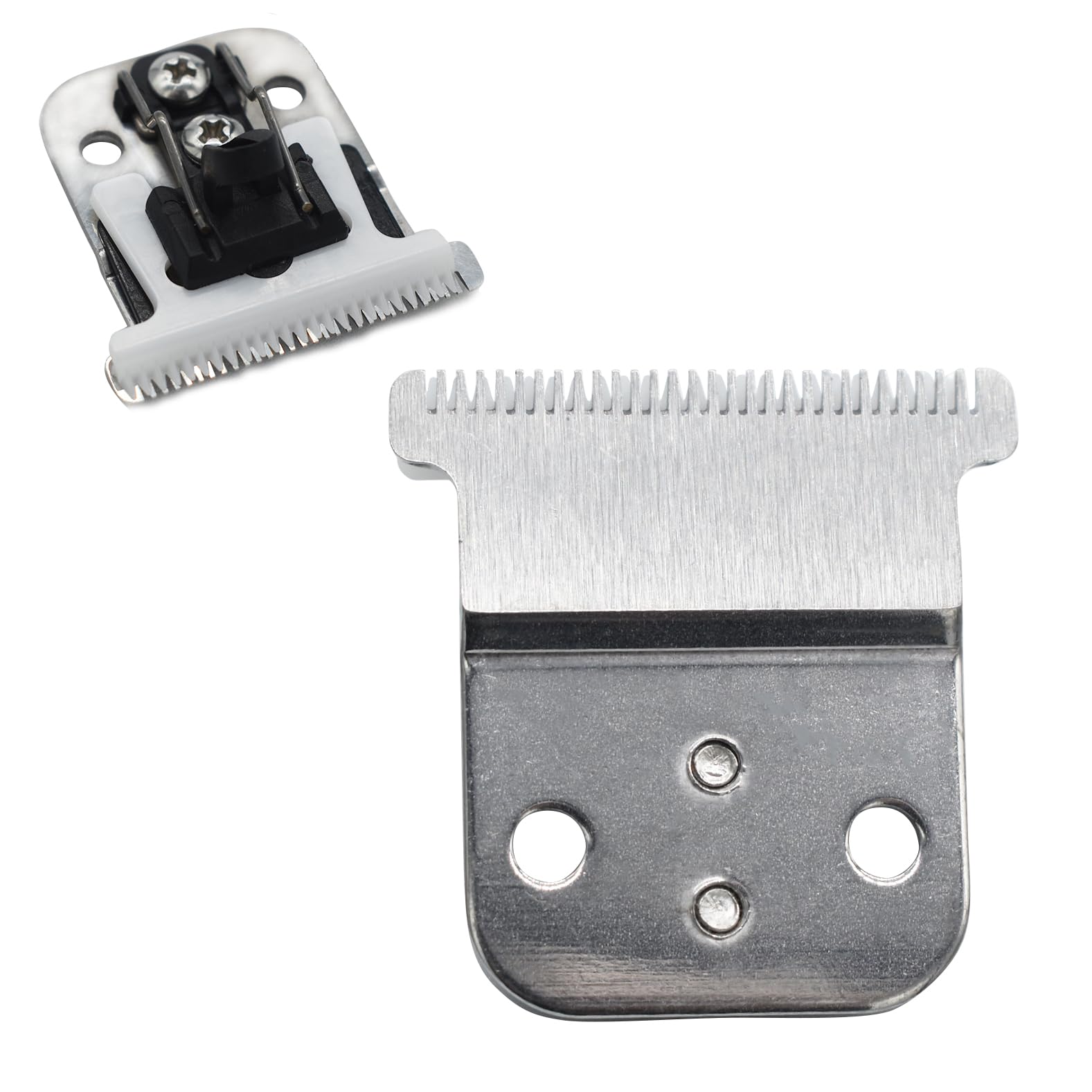 Professional Hair Trimmer T-Shaped Replacement Blades Set #32105, Compatible with Andis Slimline Pro Li Hair Trimmer D7#32655 D8#32400 (Silver)