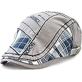 M MOACC Men Beret Hat Cotton Adjustable Newsboy Hats Cabbie Gatsby Cap Driving Flat Caps