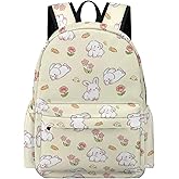 VIVIDSATCH Bunny Backpack Toddler Backpacks 16.5 Inch Oxford Cloth Backpack School Cartoon Backpack for Kids, Girls Cute School Bag
