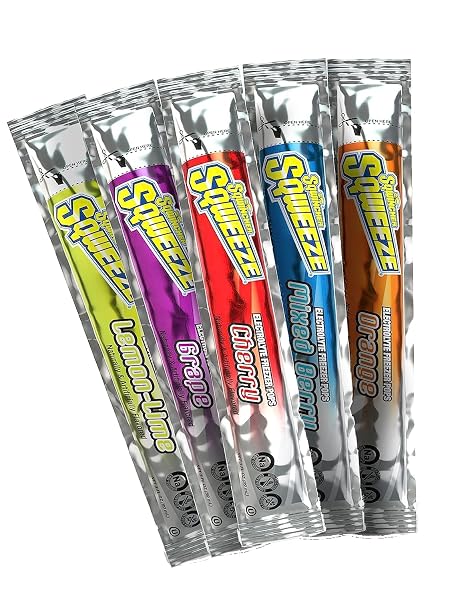 SQWINCHER SQWEEZE ELECTROLYTE REPLENISHING FREEZE POPS, ASSORTED FLAVORS,...