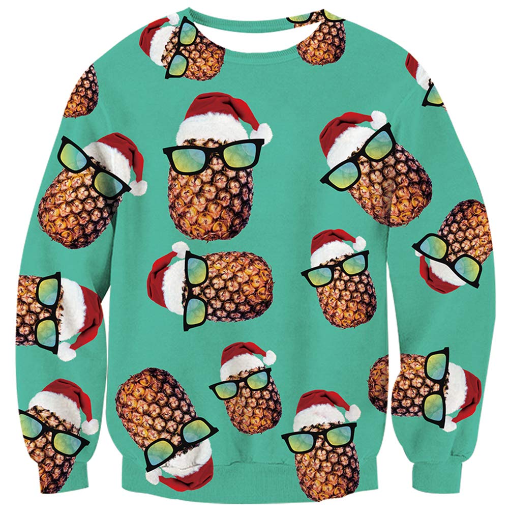Unisex Christmas Sweatshirt for Men Women Pullover Sweater Crewneck Long Sleeve Top