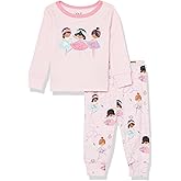 The Children's Place baby-girls And Toddler Long Sleeve Top and Pants Snug Fit 100% Cotton 2 Piece Pajama Sleepwear Set