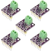AITRIP 5PCS max98357a MAX98357 I2S Audio Amplifier Module,Audio Amplifiers Filterless Class D Amplifier,for Arduino ESP32 Raspberry Pi (Welding)