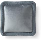 UGG Sonoma Decorative Throw Pillow – Soft Velvety Cushion for Couch, Sofa, or Bed, Cozy Room Decor Accent, Machine Washable Pillow for Living Room or Bedroom, Hypoallergenic, 20" x 20" Gray