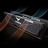 TEAMGROUP T-Force Vulcan 16GB (2x8GB) DDR5 5200MHz CL40 Desktop Memory Black view 7