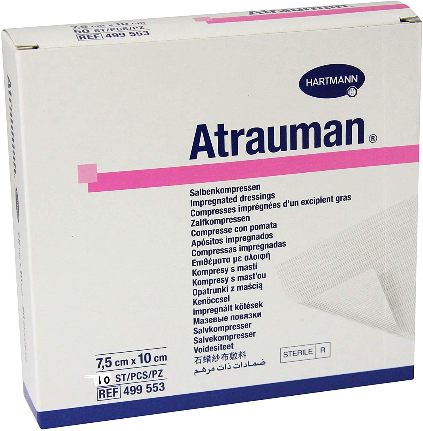 Hartman Atrauman Dressings 7.5cm x 10cm Pack of 10