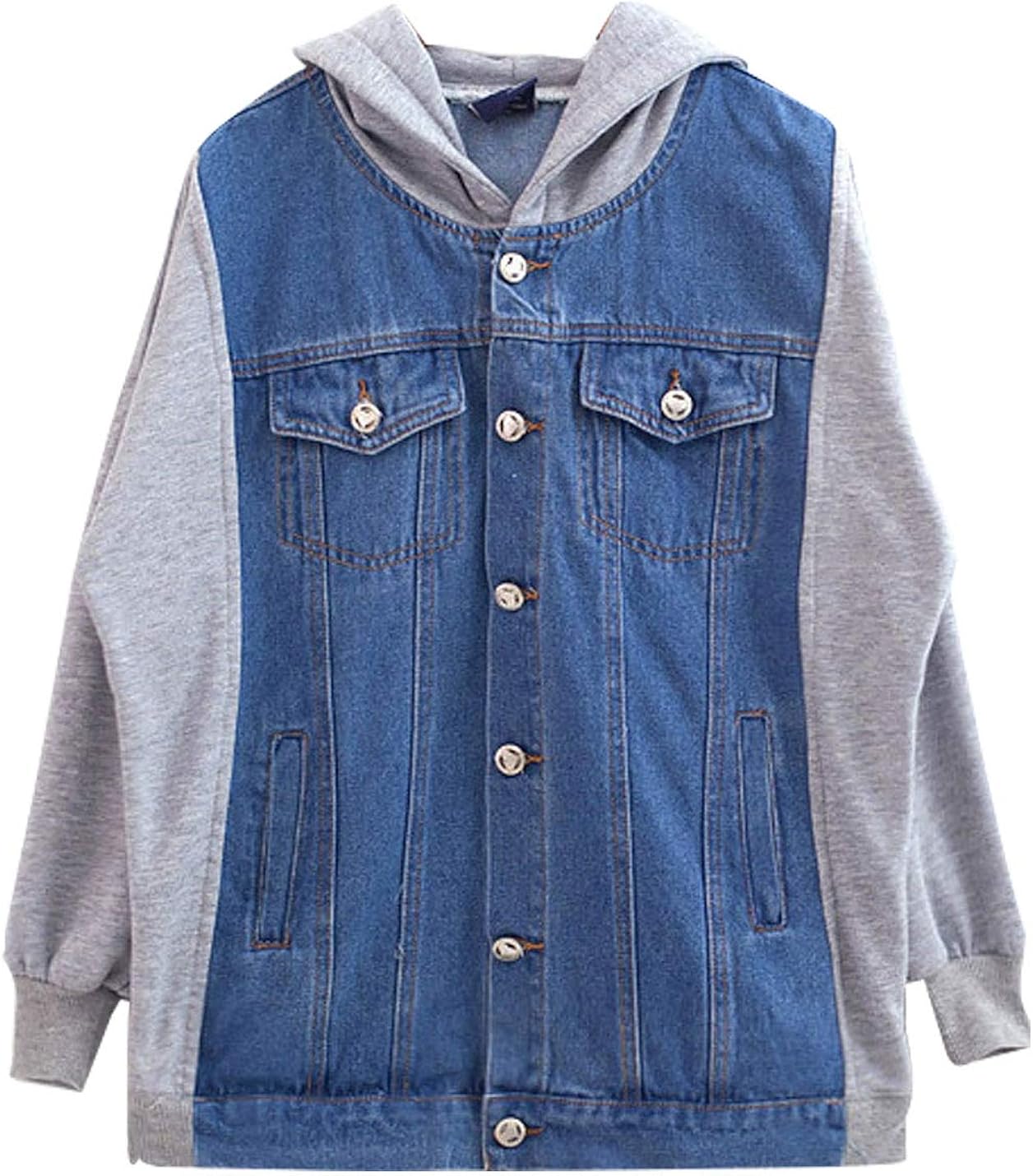 denim snuggle long jacket