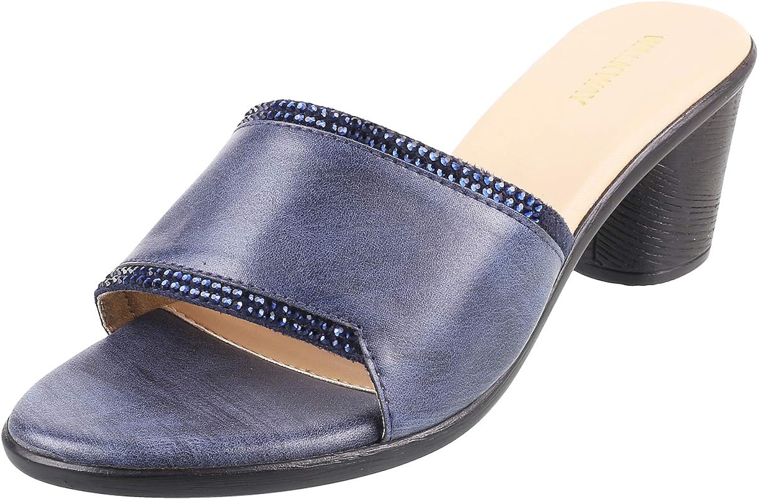 Walkway Women's Blue Mules (413702) Mules & Clogs