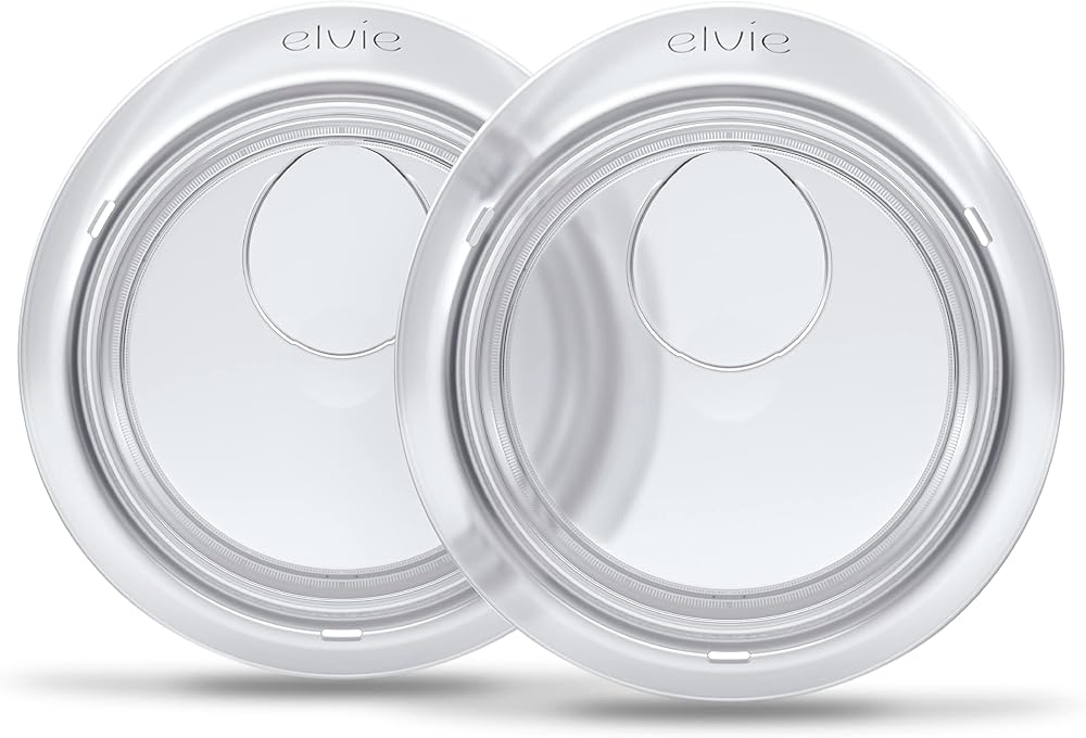 Elvie Catch Breast Milk Collector Shells 2x Reusable Silicone Cups 30ml