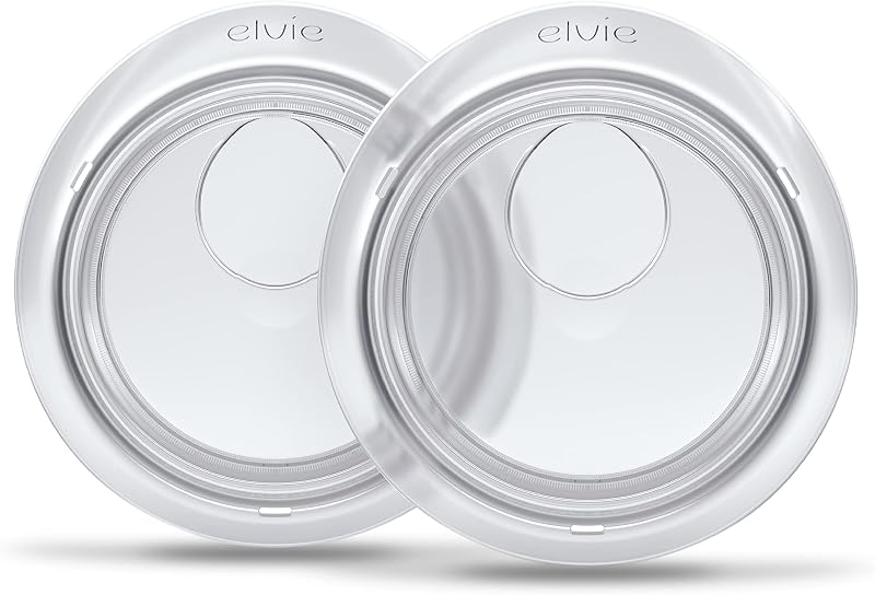 Elvie Catch Breast Milk Collector Shells 2x Reusable Silicone Cups 30ml