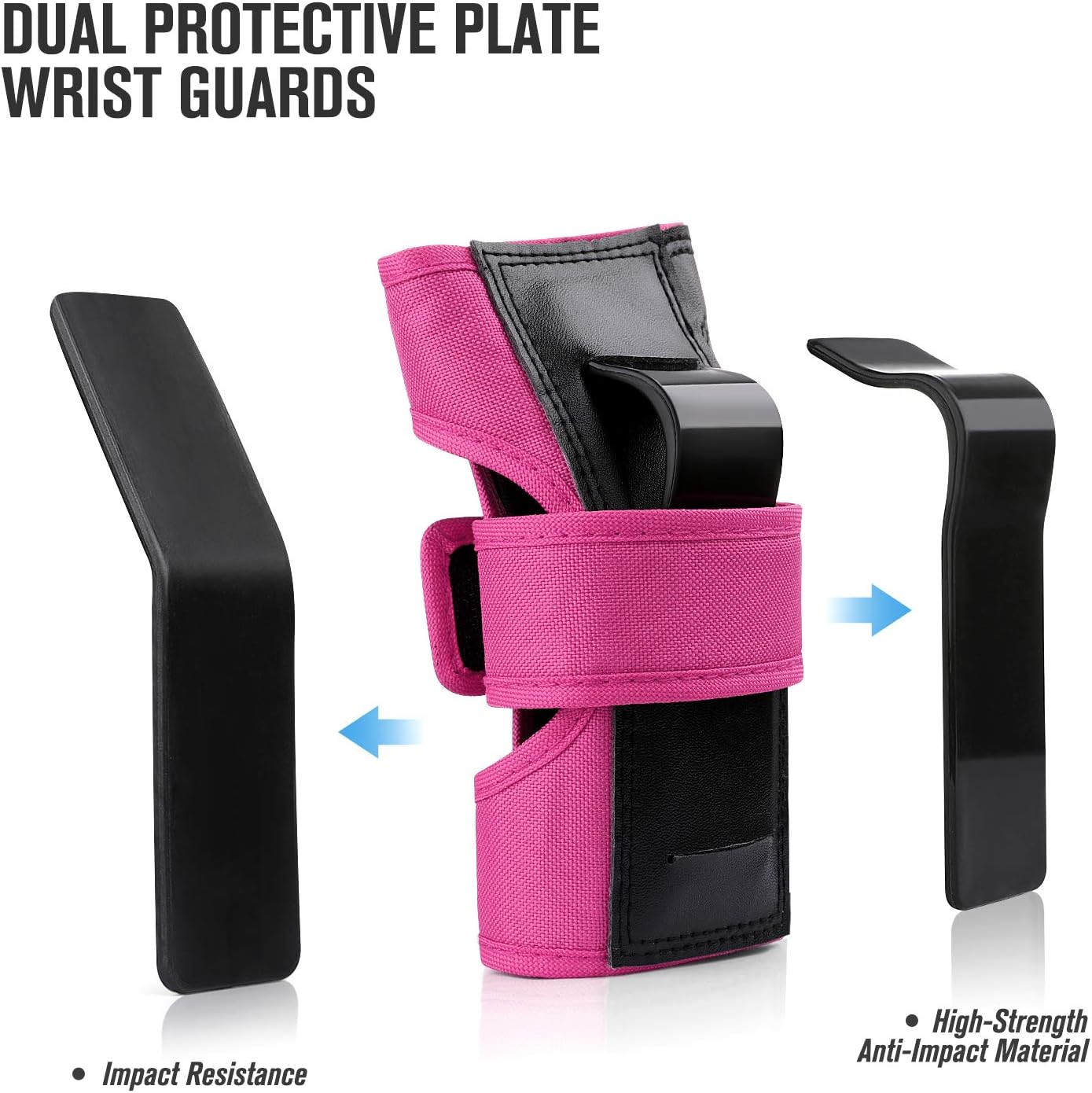G4Free Adults Kids Bike Knee Pads Elbow Pads Wrist Guards 3 in 1 Protective Gear Sets for Skateboarding, Roller Skating Cycling Scooter : Sports & Outdoors
