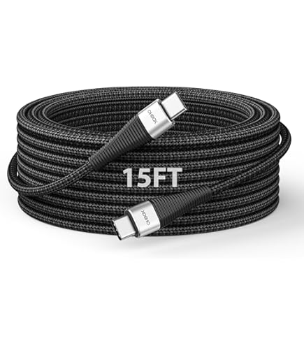 thumbnail image 2 of Ultra Long USB C Cable 15 FT, USB-C To C Cable, USB 3.1 Gen 2, Supports... 2 of 10