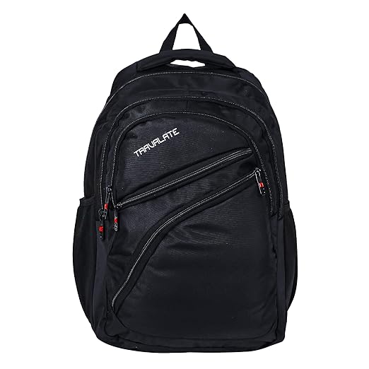 Travalate Polyester 50 Ltr Black Laptop Backpack