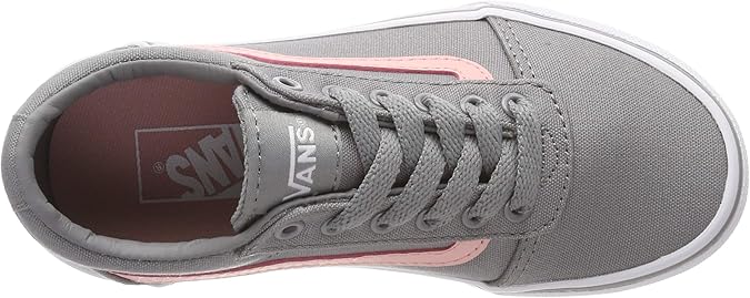 pink gray vans