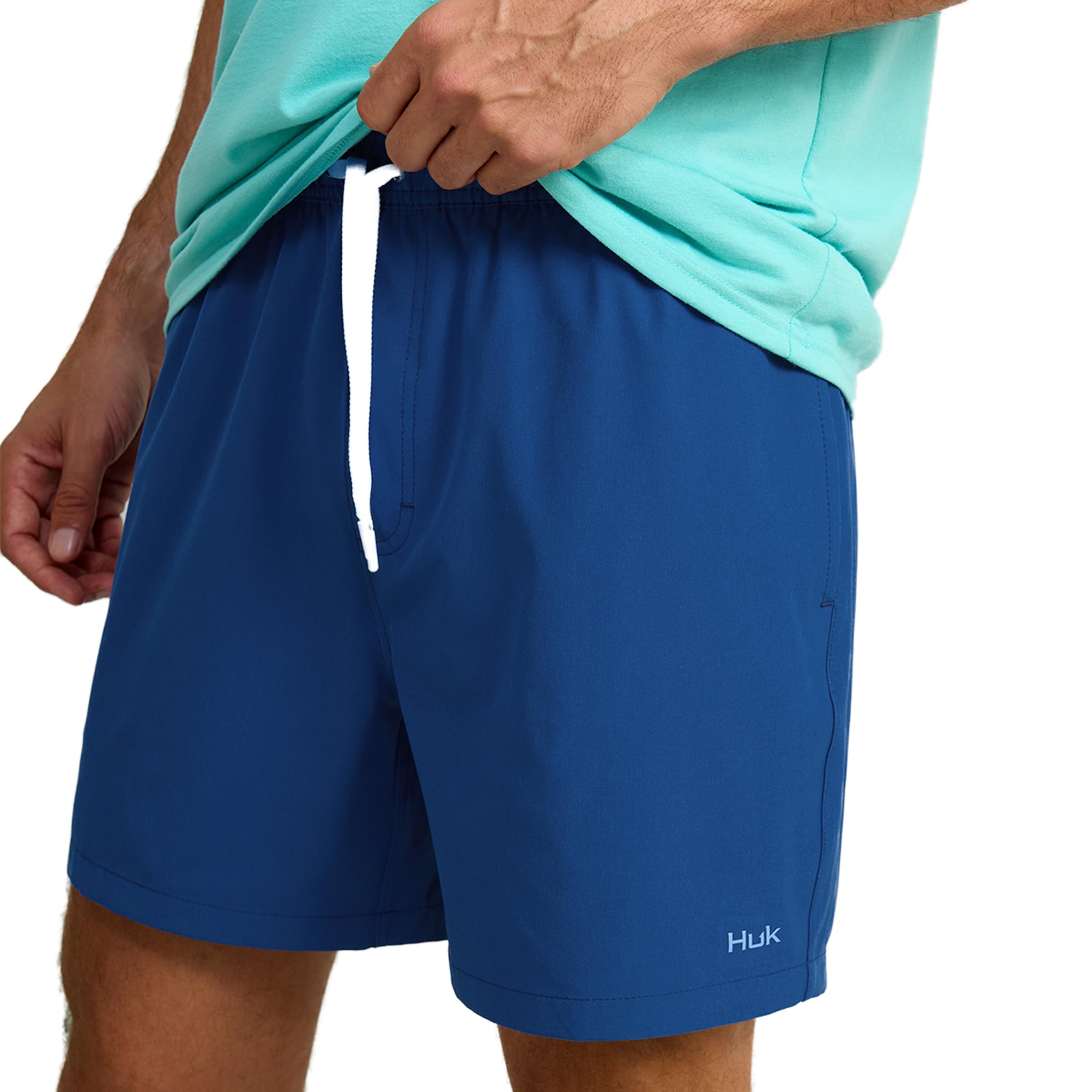 HUK Men's Standard Pursuit Volley, Quick-Dry Fishing Shorts, Set Sail Image
