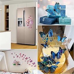 24PCS Butterfly Wall Decals Removable 3D