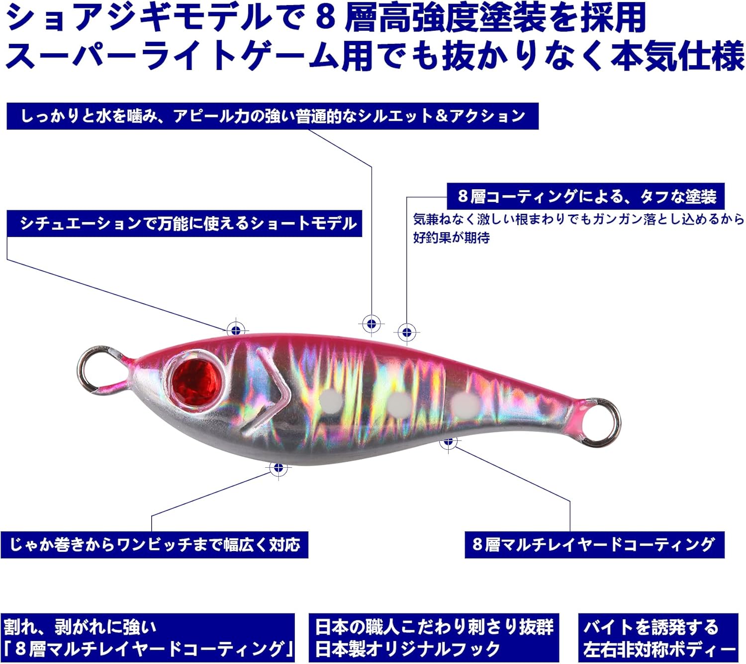 Amazon Co Jp Hakawafly メタルジグ ルアー ライブベイトシルエット 遠投 赤目 ジグ 3種合計15点フック付き ジグパラ ８層コーティング 蓄光 ジギング 海釣り ルアー セット 渓流ルアー 5個異色 ジグセット 10g スポーツ アウトドア